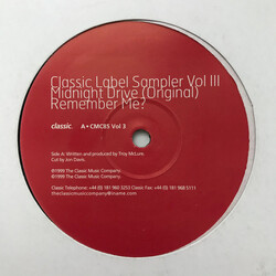 Various Classic Label Sampler Vol III USED VINYL 12INCH SAMPLER