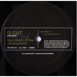 D.Cut Two Shots In The Atmosphere USED VINYL 12INCH