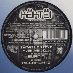 Samuel E Reeve & Jon Rundell Burnin / Killahertz USED VINYL 12INCH 33 S RPM