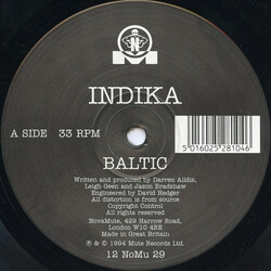 Indika Baltic / Bloc USED VINYL 12INCH 33 S RPM