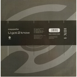 Cappella U Got 2 Know USED VINYL 12INCH 33 S RPM