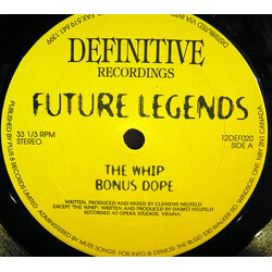 Future Legends The Whip USED VINYL 12INCH 33 S RPM