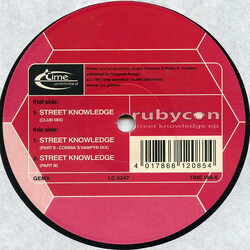 Rubycon Street Knowledge EP USED VINYL 12INCH EP 33 S RPM