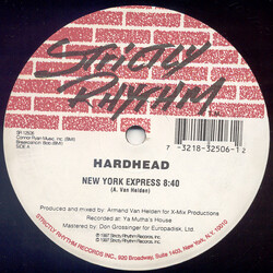 Hardhead New York Express (The Unreleased Mixes) USED VINYL 12INCH 33 S RPM