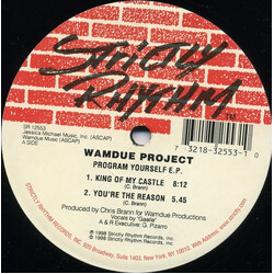 Wamdue Project Program Yourself E.P. USED VINYL 12INCH 33 S RPM EP