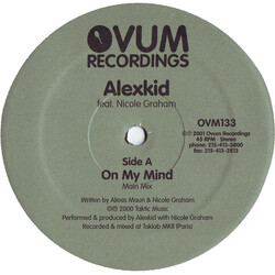 Alexkid / Nicole Graham On My Mind USED VINYL 12INCH 45 RPM