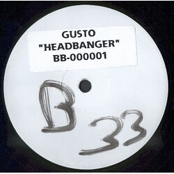Gusto Headbanger USED VINYL 12INCH WHITE LABEL