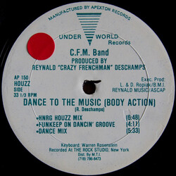 C.F.M. Band Dance To The Music (Body Action) / Jazz It Up VINYL 12" USED