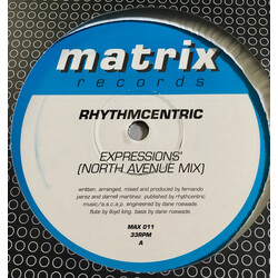 Rhythmsentric Expressions USED VINYL 12INCH 33 S RPM