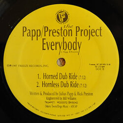 The Papp / Preston Project Everybody USED VINYL 12INCH 33 S RPM