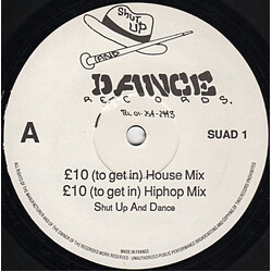 Shut Up & Dance Raps My Occupation / £10 To Get In USED VINYL 12INCH 45 RPM SINGLE
