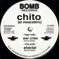 Chito (El Mescalero) War Cries / Ehéctal USED VINYL 12INCH 33 S RPM