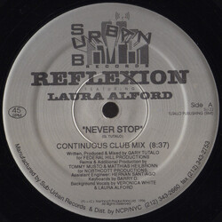 Reflexion (2) / Laura Alford Never Stop USED VINYL 12INCH 45 RPM