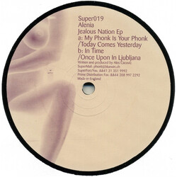 Alenia Jealous Nation EP USED VINYL 12INCH 33 S RPM EP