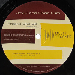 Jay-J & Chris Lum Freaks Like Us USED VINYL 12INCH