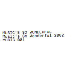 Jase Music's So Wonderful 2002 USED VINYL 12INCH 45 RPM SINGLE SIDED WHITE LABEL