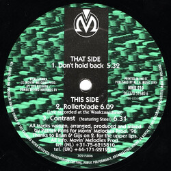 Movin' Melodies Don't Hold Back USED VINYL 12INCH STEREO