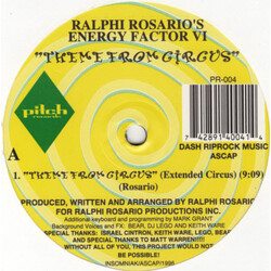 Ralphi Rosario / Energy Factor Theme From Circus USED VINYL 12INCH 33 S RPM