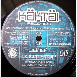 OD404 Don't Stop USED VINYL 12INCH 45 RPM