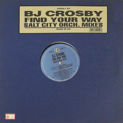 BJ Crosby Find Your Way (Salt City Orch. Mixes) USED VINYL 12INCH 33 S RPM STEREO
