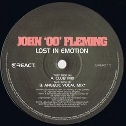John '00' Fleming Lost In Emotion USED VINYL 12INCH 33 S RPM