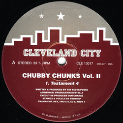 Chubby Chunks Vol. II USED VINYL 12INCH 33 S RPM SINGLE STEREO