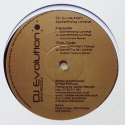 DJ Evolution Something Unreal USED VINYL 12INCH