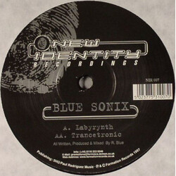 Blue Sonix Labyrynth / Trancetronic USED VINYL 12INCH