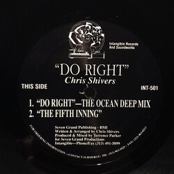 Chris Shivers Do Right USED VINYL 12INCH 33 S RPM