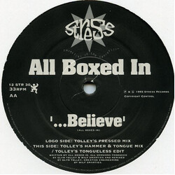 All Boxed In ...Believe USED VINYL 12INCH 33 S RPM