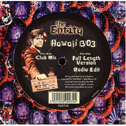 The Entity (2) Hawaii 303 USED VINYL 12INCH 33 S RPM 45 RPM