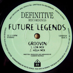 Future Legends Groovin USED VINYL 12INCH 33 S RPM