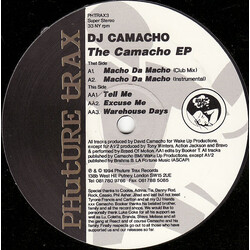 David Camacho The Camacho EP USED VINYL 12INCH 33 S RPM