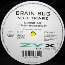 Brainbug Nightmare USED VINYL 12INCH 33 S RPM