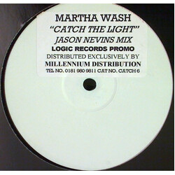 Martha Wash Catch The Light USED VINYL 12INCH PROMO SINGLE SIDED WHITE LABEL