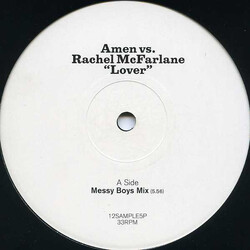 Amen! UK / Rachel McFarlane Lover USED VINYL 12INCH 33 S RPM PROMO