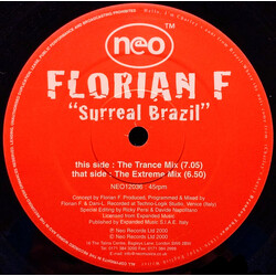 Floriano Fusato Surreal Brazil USED VINYL 12INCH 45 RPM
