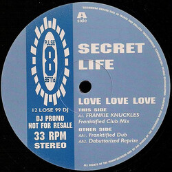 Secret Life Love Love Love USED VINYL 12INCH PROMO 33 S RPM