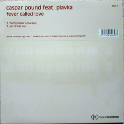 Caspar Pound / Plavka Fever Called Love (Disk 1) USED VINYL 12INCH 45 RPM