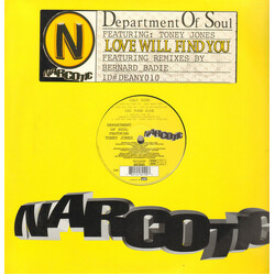 Department Of Soul / Toney Jones Love Will Find You USED VINYL 12INCH 33 S RPM