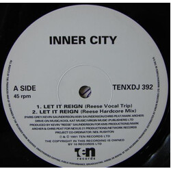 Inner City Let It Reign USED VINYL 12INCH PROMO 45 RPM