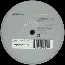Adam Dived Deep Inside USED VINYL 12INCH 33 S RPM