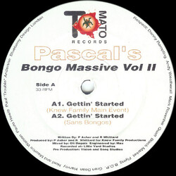 Pascal's Bongo Massive Volume II USED VINYL 12INCH 33 S RPM