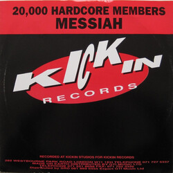Messiah 20,000 Hardcore Members USED VINYL 12INCH 45 RPM