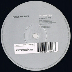 Force Majeure Redemption VINYL 12" USED