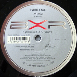 Fabio MC Mimic USED VINYL 12INCH 33 S RPM 45 RPM