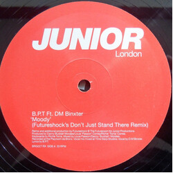 B.P.T. / DM Binxter Moody USED VINYL 12INCH 33 S RPM
