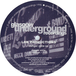 LHK Danger Zone EP USED VINYL 12INCH EP 33 S RPM