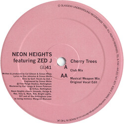 Neon Heights / Zed J Cherry Trees USED VINYL 12INCH 33 S RPM