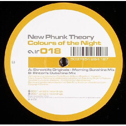 New Phunk Theory Colours Of The Night USED VINYL 12INCH